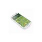 Flexible plastic shell - White - PDAIR (SFMWSSG4SX1) for Samsung Galaxy S4 i9500 (Electronics)