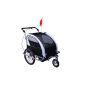 360 ° child carrier 2 in 1 bicycle trailer joggers 6 colors NEW (Misc.)