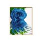 Schipper 609130522 - Paint by numbers - Blue Rose, 40x50 cm (toys)