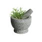 Songmics mortar with pestle made of solid granite 15 cm stone mortar spice KGG003 (household goods)