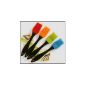Silicone Brush Kitchen roasting baking grill brush 18.5cm, 1 of 4 colors (household goods)