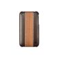 Trexta back cover in leather and wood for iPhone 3G / 3GS (Wireless Phone Accessory)