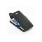 T41 Black PDair Leather Case for Samsung Galaxy S WiFi 4.2 / Galaxy Player 4.2 YP-GI1 (Wireless Phone Accessory)