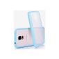 Yigoo Cover Samsung Galaxy S5 Shell Case TPU Case + PC Light Blue (Electronics)