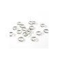 Primers open rings 6mm, Silver, Lot 200 (Others)
