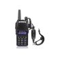 2014 Baofeng UV-82L VHF / UHF Ham Two Way Radio Walkie-Talkie with 18cm Atenna & 3000mA Battery, Black + 1 * Baofeng VB-8L Battery (Electronics)