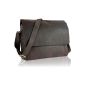CHESTERFIELD leather shoulder bag HUNTER Shoulder Bag Leather bag Brown * (Luggage)