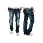 Rock Creek Men's Designer Jeans blurring Used Vintagelook RC-2063 (Textiles)