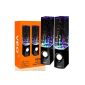VEO Dancing Water Speakers USB Speaker with Colorful Water Game for PC, Mac, MP3 players, smartphones, iPhone & Tablets - Black (Electronics)