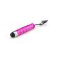 ROSE Mini stylus and touch pad for Smartphone Samsung Galaxy S3 i9000 S4 i9500 Note 2 N7100 mini i8190 S2 i9100 i9300 LTE / Apple iPhone 5 4S 4 3GS / HTC Desire C M7 One XL / Nokia Lumia 820 900 920 / S Sony Xperia Sola ZU Ray J Neo Arc (Wireless Phone Accessory)