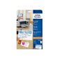 Avery C32254-25 index cards 105 x 70 mm, coated on both sides - Matt, 25 sheets / 200 piece (Office supplies & stationery)
