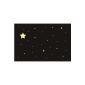 Wall Decal Shop - 100 luminous stickers - stars - Fluorescent Wall Stickers - In the darkness bright!  (LP-100S) (Baby Product)