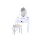 Playful vanity dressing table with mirror incl. Stool