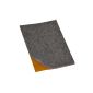 Felt pads / furniture glides / Bastelfilz A4 self-adhesive, 1 piece, gray, 4mm thick