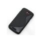 TPU Silicone Protective Case for HTC One S black - 22030406 (Electronics)