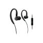 Philips SHS8105A / 00 Android Sport in-ear headphones with hands-free function (1.2 m cable length) black (accessories)