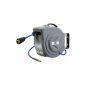 AS - Schwabe 12613 professional compressed air hose reel 15m 15m gray polyurethane hose 8x12, IP20 indoors (tool)
