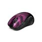 MEMTEQ® E25 Mouse Gaming Mouse Gaming Mouse Bluetooth 3.0 Wireless Optical 1600DPI 3D Purple (Electronics)