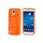 ECENCE i9195 Samsung Galaxy S4 mini orange protective shell cover 11,020,501 (Wireless Phone Accessory)