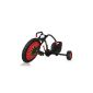 Hauck T92002 - Tricycle / Trike Typhoon, black / red (toy)