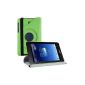kwmobile® LEATHER 360 premium for Asus Memo Pad HD 7 Green ME173X with media function (Electronics)