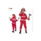 Fries 2127 Fireman red, 2 pcs.  Child Costume Carnival Carnival Dress Up (Toy)