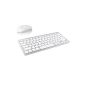 VEO | Mini Wireless Keyboard and Mouse / Mini Bluetooth keyboard and mouse for Macbook iMac, laptops, tablets, PC, keyboard and mouse silver WHITE (Electronics)