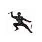 Widmann 74526 - Child Costume Black Ninja, suit and mask (toy)