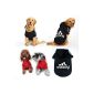 Adidog, dog hoodie, dog sports, from size (S 8XL) and 2 colors (red-black) (Others)