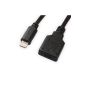 Lightning Extension Cable for Apple iPhone, iPod, iPad - 1 meter (black) NEW VERSION!  (Electronics)