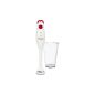 Moulinex DD1001 hand blender Plus (Inkl.Mixbecher, 350 watts) white / red (household goods)