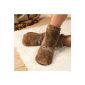 Hot Sox Booties - Chocolate L (41-45) - grains slippers - HotSox (Personal Care)