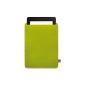 EBOS felt sleeve, pocket, sleeve green for the Amazon Kindle Paperwhite / Paperwhite 3G