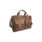 Vintage Briefcase / case made from oiled leather Shalimar Model: Forbes (Luggage)