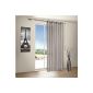 Curtains / Sheers / Eyed Curtains IBIZA / W / H: 140x235cm / Semi-transparent quality / effect-woven (gray)