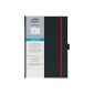 Avery 7029 hardcover notebook notizio, bound, checkered, DIN A4, 90 g / m², 80 sheets, dark gray (Office supplies & stationery)