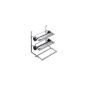 Naber Linero 2000 Role holder, stainless steel color (household goods)