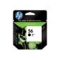 HP Black Ink Cartridge C6656AE 19ml UUS 56 520 pages 1-pack (Office supplies & stationery)