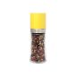 Peppermill salt mill spice mill dry with ceramic grinder in gift packaging - 150ml - Height 16cm - yellow lemon (household goods)