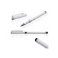 IDACA 2 Pack White 2-in-1 Universal Stylus Pen & Ink Tablet Cell Phones for touch screens and papers (Samsung Galaxy Tab 7.0 8.0 10.1 12.2 / 10.1 12.2 8.4 Galaxy Pro / Galaxy S3 S4 S5 / 6 more iphone 5s 5 / iPad Mini Air 1 2 3 2) (Wireless Phone Accessory)