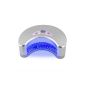 USpicy® Nail Dryer 18W LED Lamp LED Gel Lacquer with LED and timer 30s / 60s / 90s - Silver (Miscellaneous)