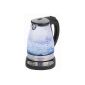 White and Brown DA 935 Kettle Glass with Temperature selector 2200 W (Kitchen)