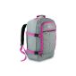 Cabin Max Metz - Backpack and hand luggage for cabin light and certified - 44L 55 x 40 x 20 cm (Luggage)