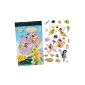 150tlg.  XL - Set / Stickers - Disney Fairies - Tinkerbell Children Child small example for Sticker Album Block (Toys)