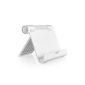 Aukey® Support Multi-position Aluminium, Travel Support Foldable, Universal bracket with adjustable tilt for Smartphones, Tablets, E-readers, iPad, iPhone, Google Nexus 7/10/4, Samsung Galaxy Tab P5100 P3100 N8000, Sony Xperia Tablet ZS ect.  Silver (Electronics)