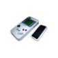 Retro Nintendo Game Boy Case Soft Silicone Case for Apple iPhone 4 and 4S.  Superior Quality With Style.  White (Accessory)