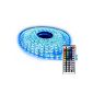 NINETEC Flash60 5m RGB LED Strip with 60LED / m waterproof IP65 and 44 key remote control color changes Dimmable