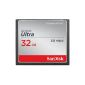 CompactFlash memory card UDMA7 SanDisk Ultra 32GB with a read speed of up to 50MB / s (032G-G46-SDCFHS) (Personal Computers)