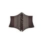 VENI Masee Lace-up Corset Style Elastic Cinch Belt