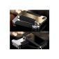 HuntGold TPU Silicone Blade golden chic protective cover for iPhone 5 5S (Silver) (Wireless Phone Accessory)